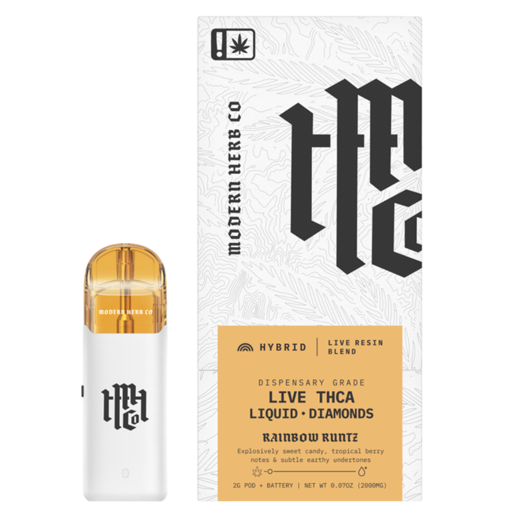 Modern Herb Co Live THC-A Liquid Diamonds Pod Kit 2G - Image 5
