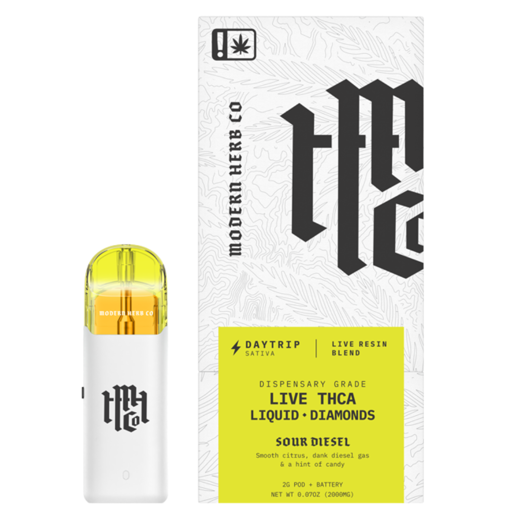 Modern Herb Co Live THC-A Liquid Diamonds Pod Kit 2G - Image 8
