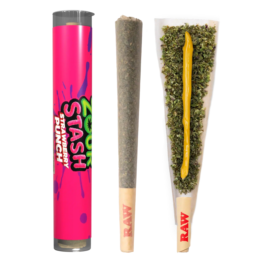 Zour Stash THC-A Hash Holes Pre-Rolls 2G - Image 2