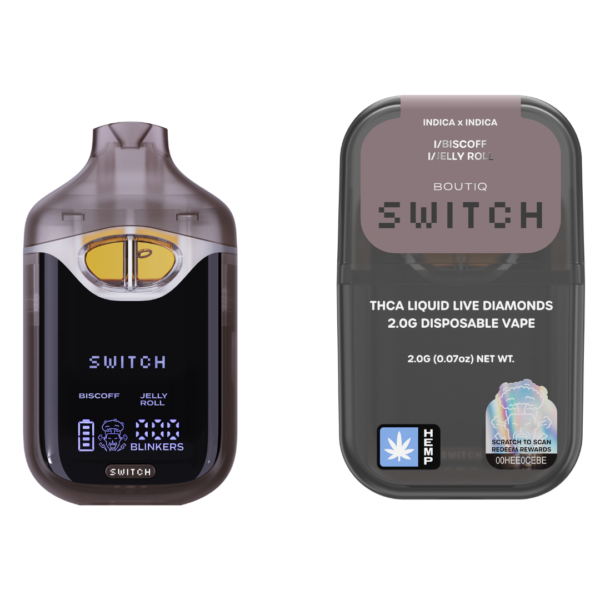 Boutiq Switch V4 THC-A Disposable 2G - D8 Gas Boutiq Switch V4 THC-A Disposable 2G - D8 Gas
