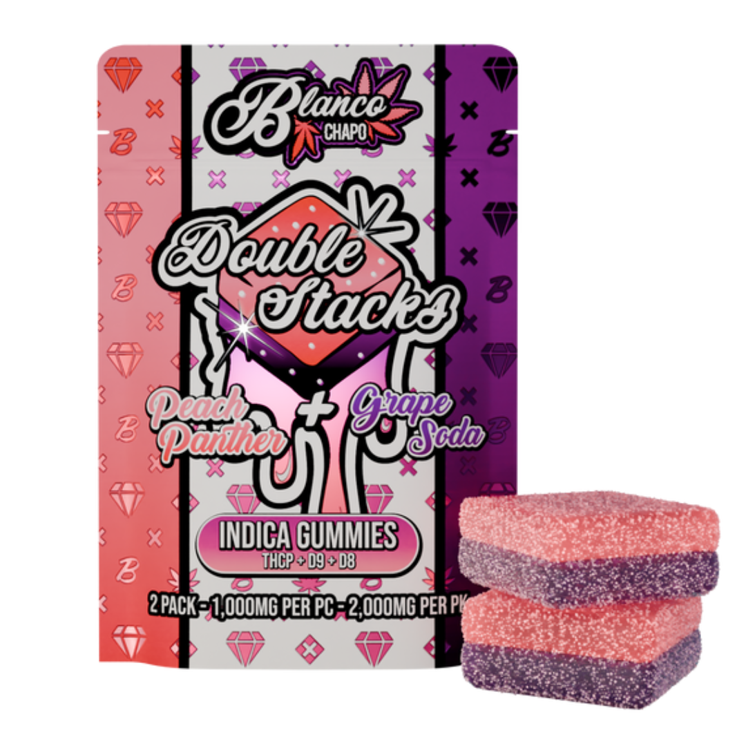 Chapo Blanco Double Stacks Gummies 2000MG | 2pk - Image 2