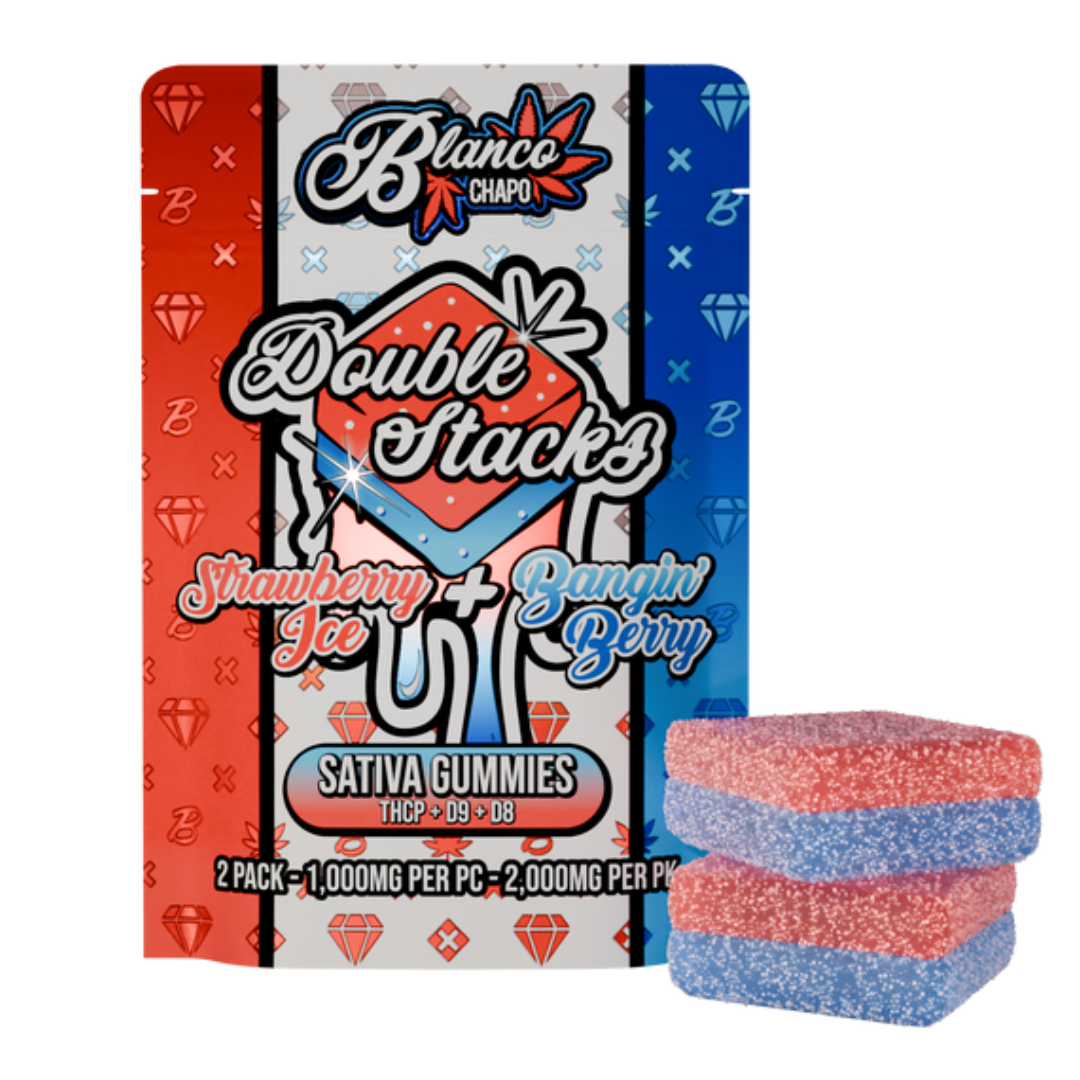 Chapo Blanco Double Stacks Gummies 2000MG | 2pk