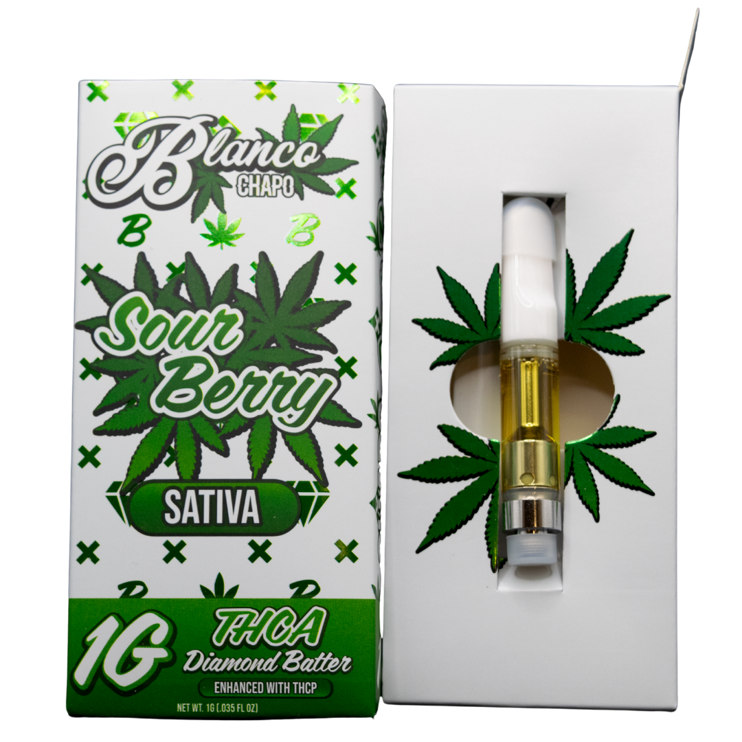 Chapo Blanco THC-A Diamond Batter Cartridge 1G - Image 2