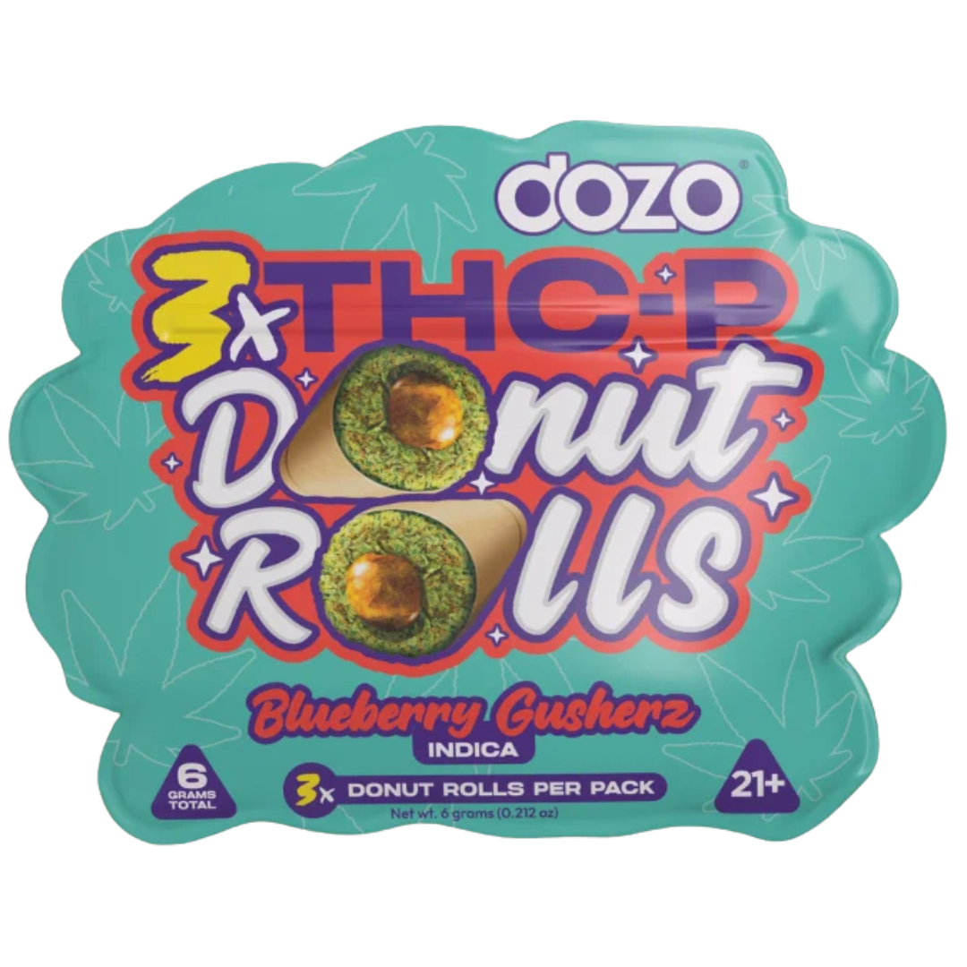 Dozo 3x THC-P Donut Rolls Pre-Rolls 2G | 3ct - Image 5