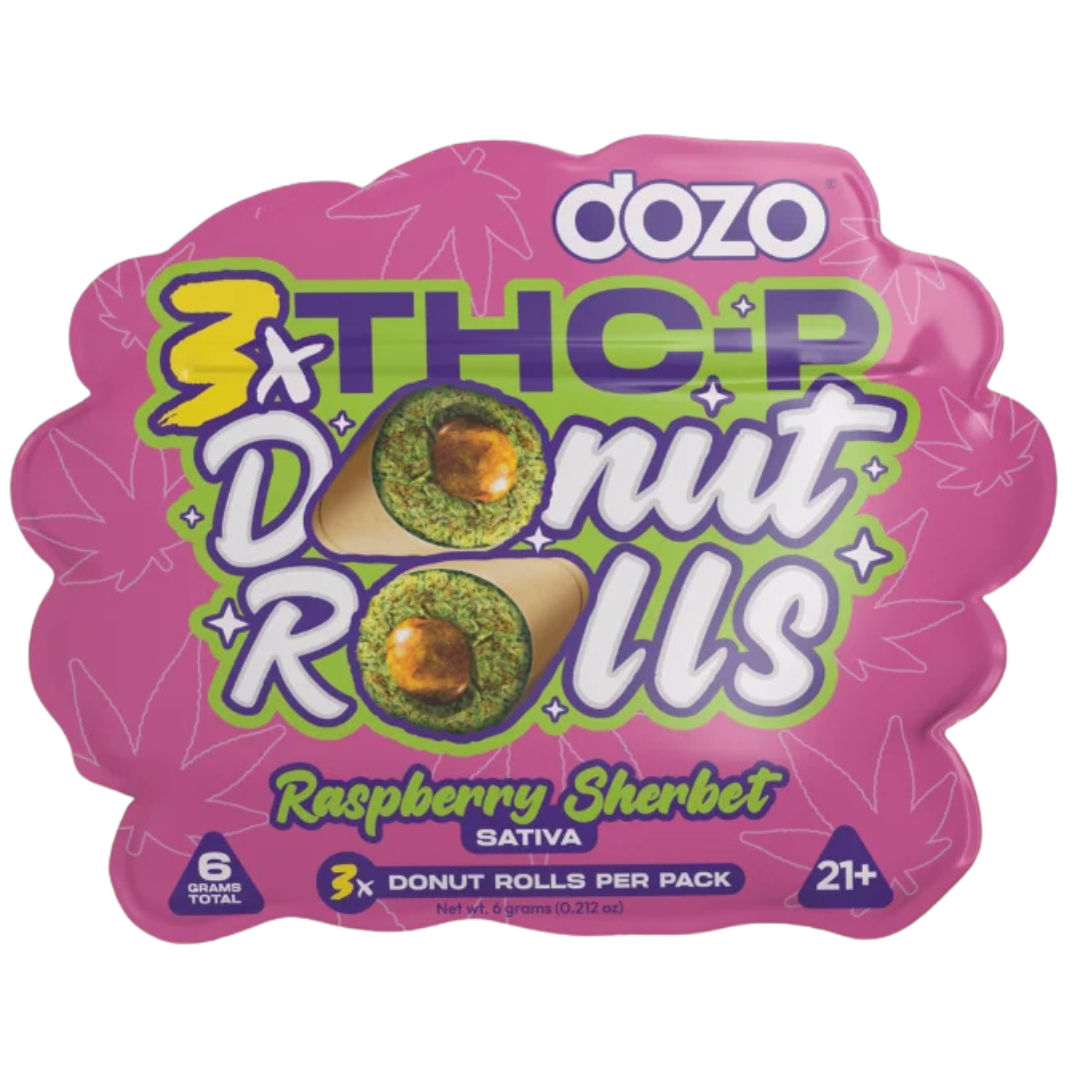 Dozo 3x THC-P Donut Rolls Pre-Rolls 2G | 3ct - Image 6