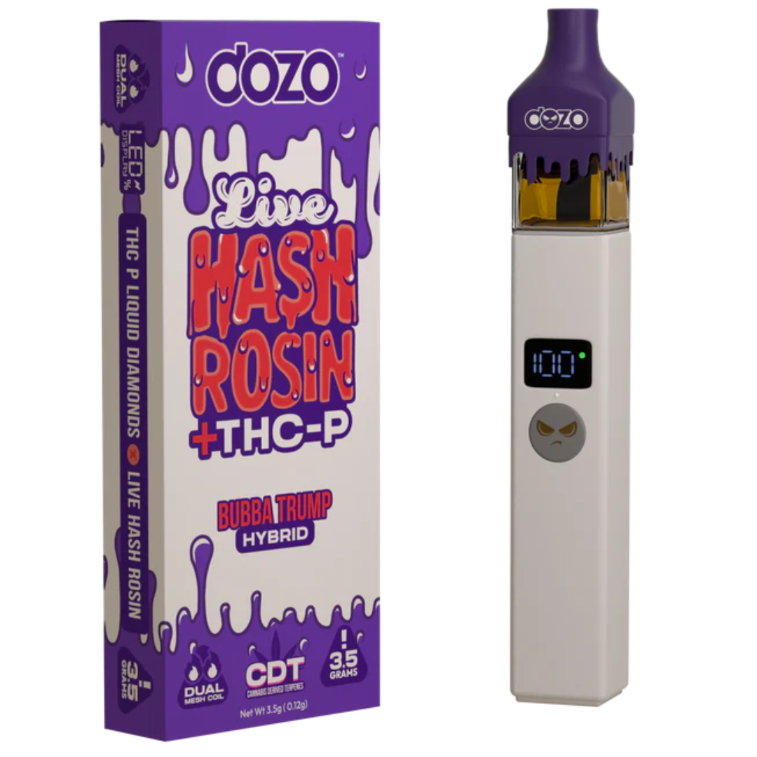 Dozo Live Hash Rosin THC-P Disposable Vape 3.5G - Image 6
