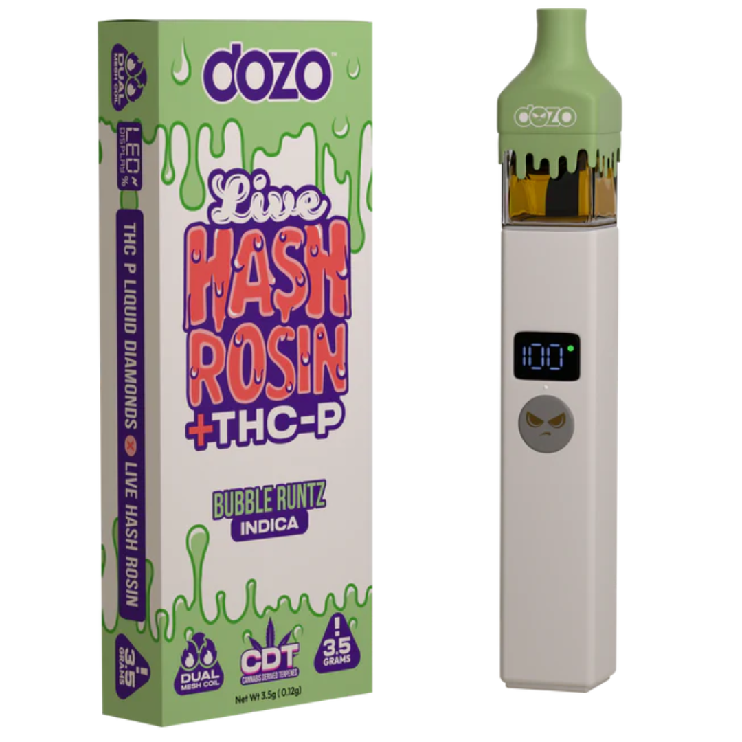 Dozo Live Hash Rosin THC-P Disposable Vape 3.5G - Image 4