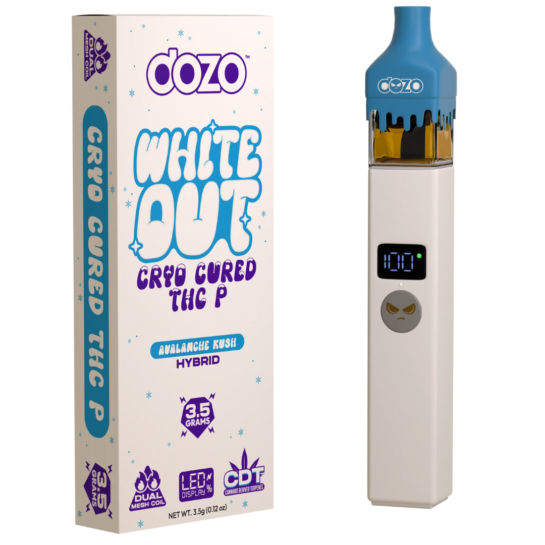 Dozo White Out Cryo Cured THC-P Disposable Vape 3.5G - Image 2
