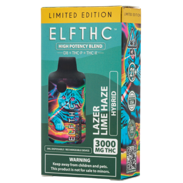 ELF THC High Potency Blend Disposable 3G - D8 Gas