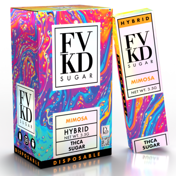 FVKD Exotics Sugar THC-A Disposable Vape 3.5G - D8 Gas