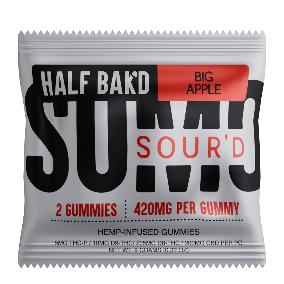 Half Bak'd SOUR'D Sumo Gummies 420MG | 2pk - Image 7