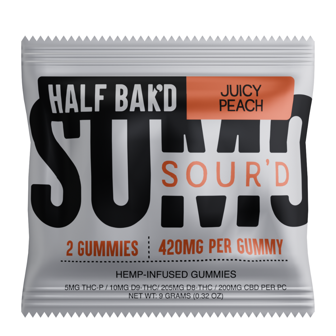 Half Bak'd SOUR'D Sumo Gummies 420MG | 2pk - Image 5