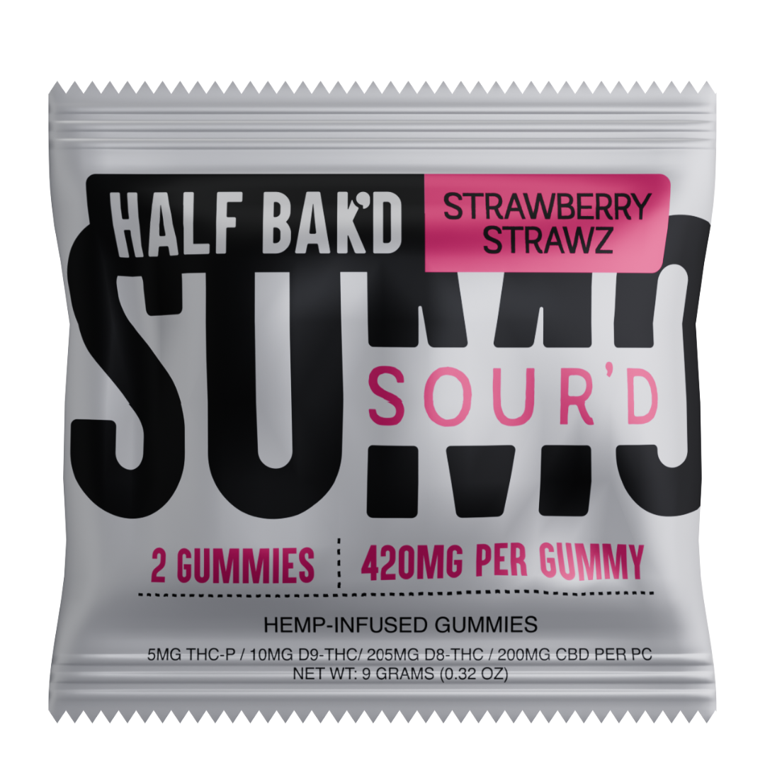 Half Bak'd SOUR'D Sumo Gummies 420MG | 2pk - Image 2