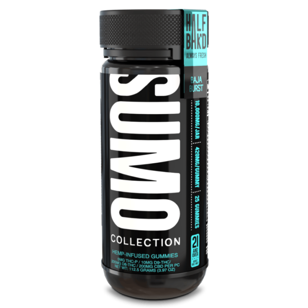 Buy Half Bak'd Sumo Gummies 10000mg - D8 Gas