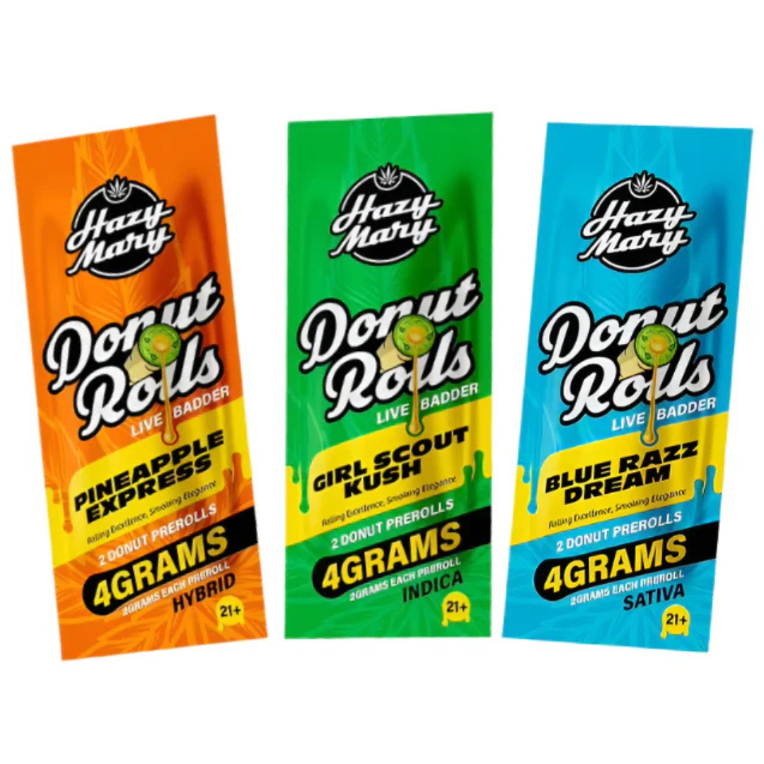 Hazy Mary THC-A Donut Rolls