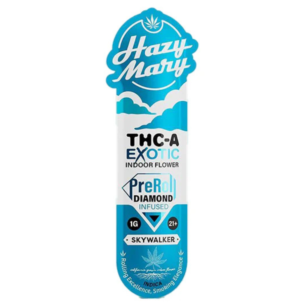 Hazy Mary THC-A Exotic Diamond Pre-Roll 1G - Image 2