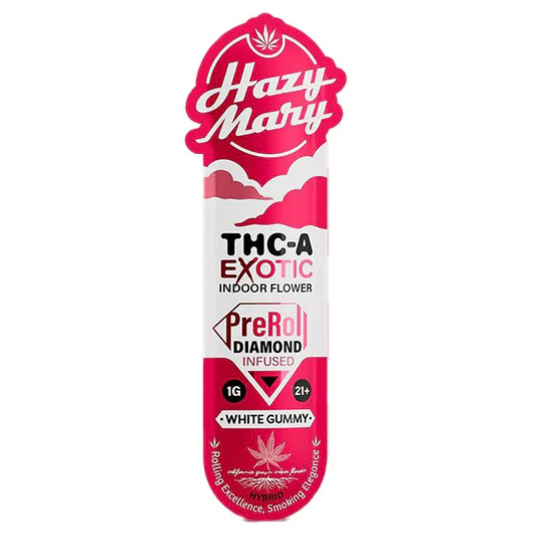 Hazy Mary THC-A Exotic Diamond Pre-Roll 1G - Image 3