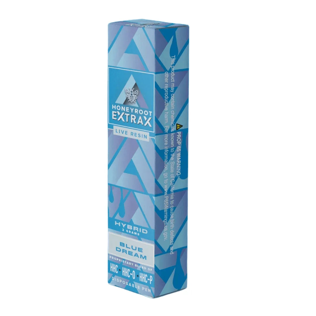 honeyroot extrax hhc blend disposable 2g blue dream