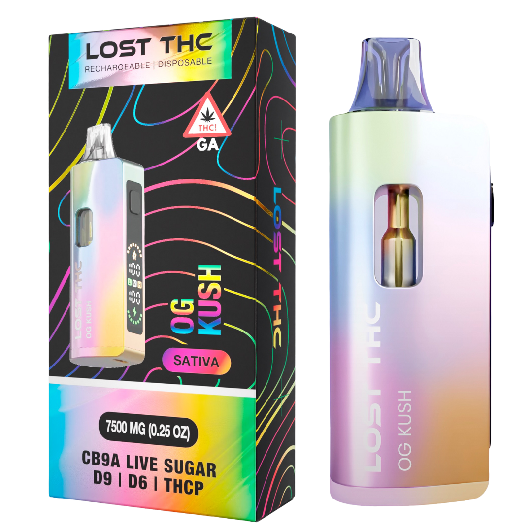 Lost THC V2 CB9A Disposable Rainbow Edition 7.5G - Image 3