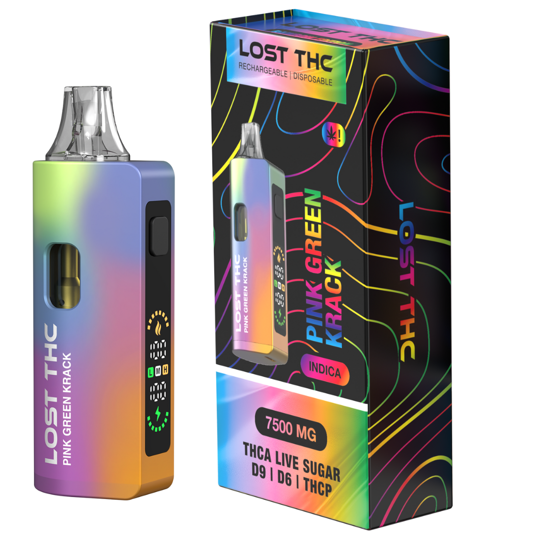 Lost THC V2 THC-A Disposable Rainbow Edition 7.5G - Image 3