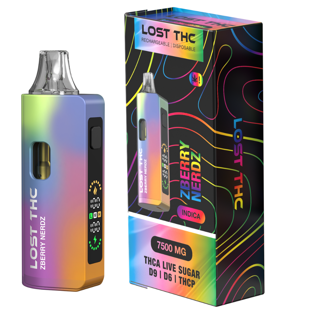 Lost THC V2 THC-A Disposable Rainbow Edition 7.5G - Image 2