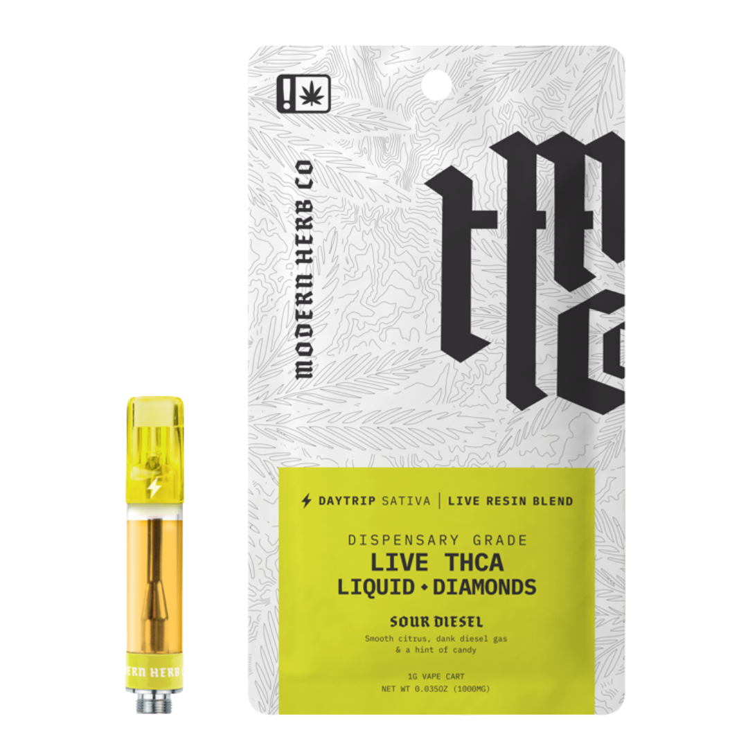 Modern Herb Co Live THC-A Liquid Diamonds Cartridge 1G - Image 3