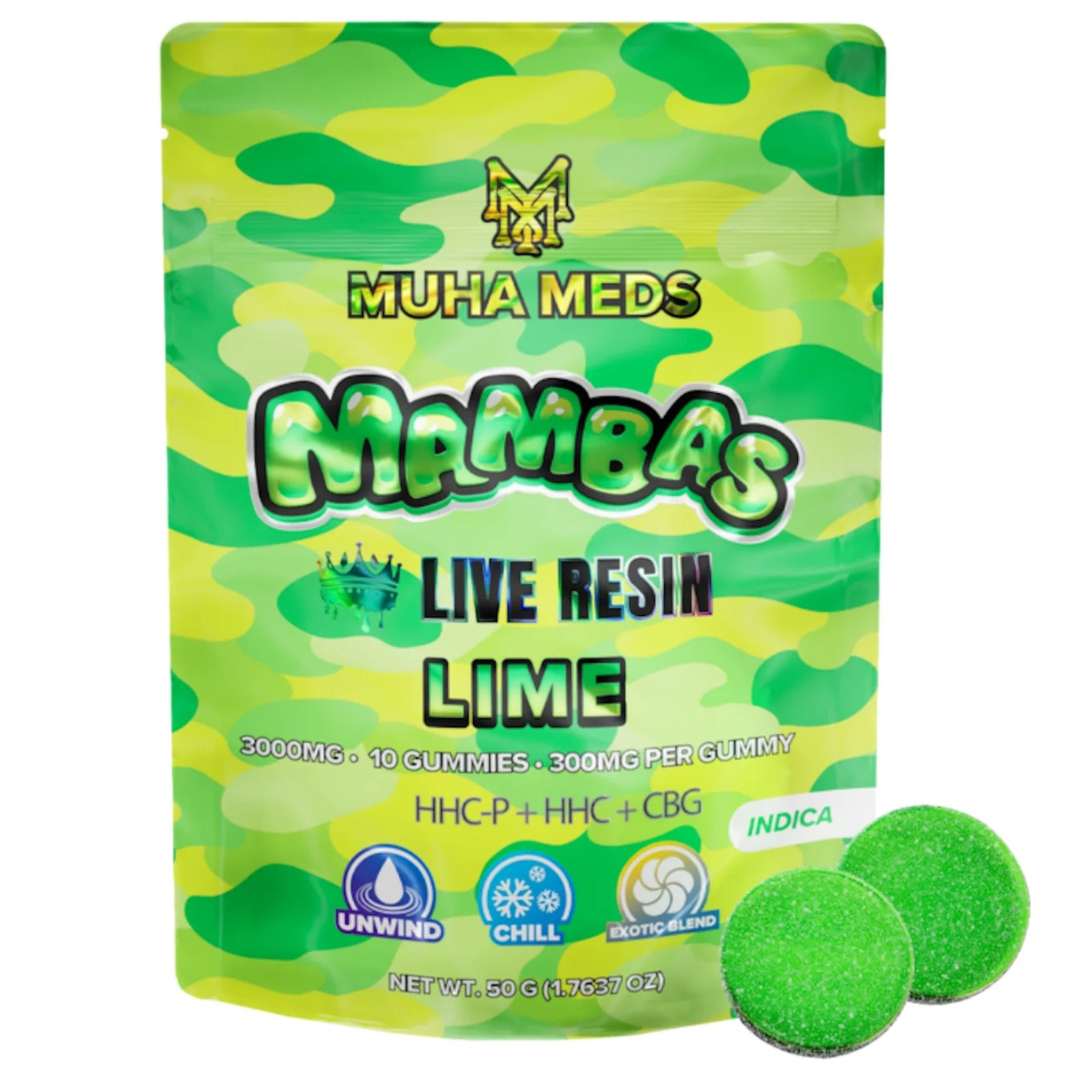 Muha Meds Mambas Live Resin Gummies 3000MG - Image 2