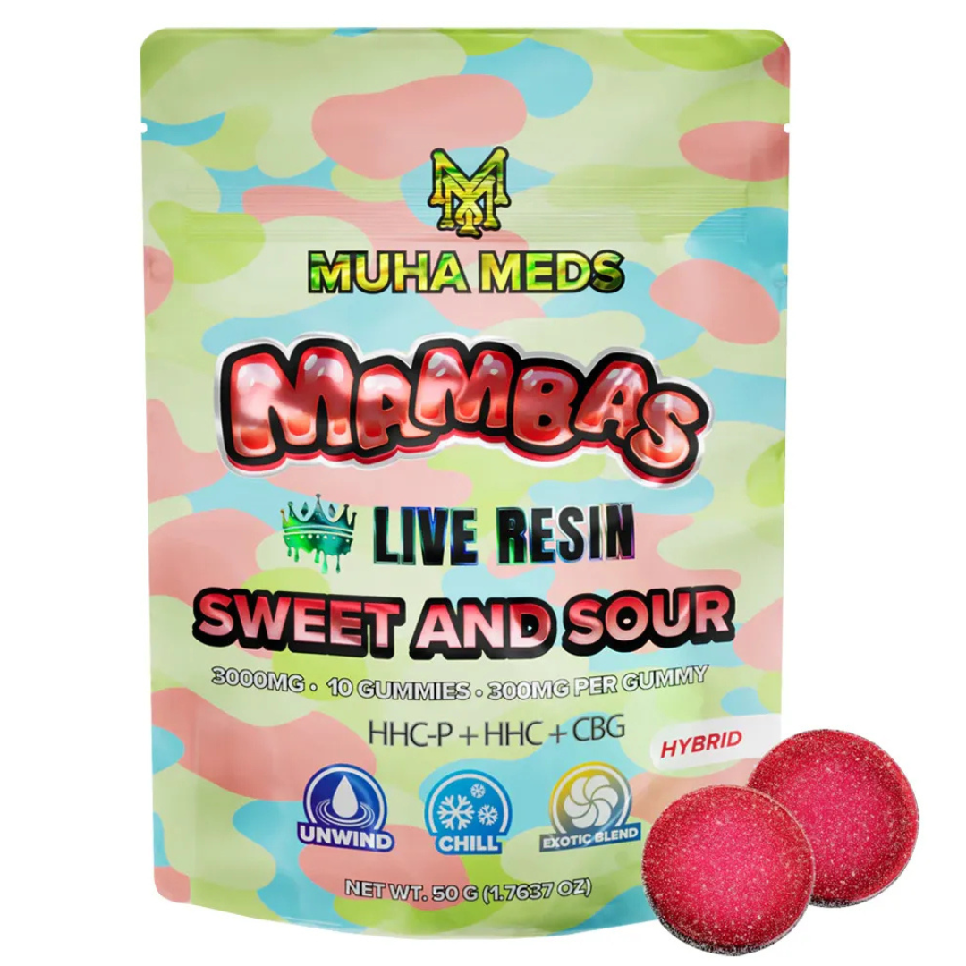 Muha Meds Mambas Live Resin Gummies 3000MG - Image 3