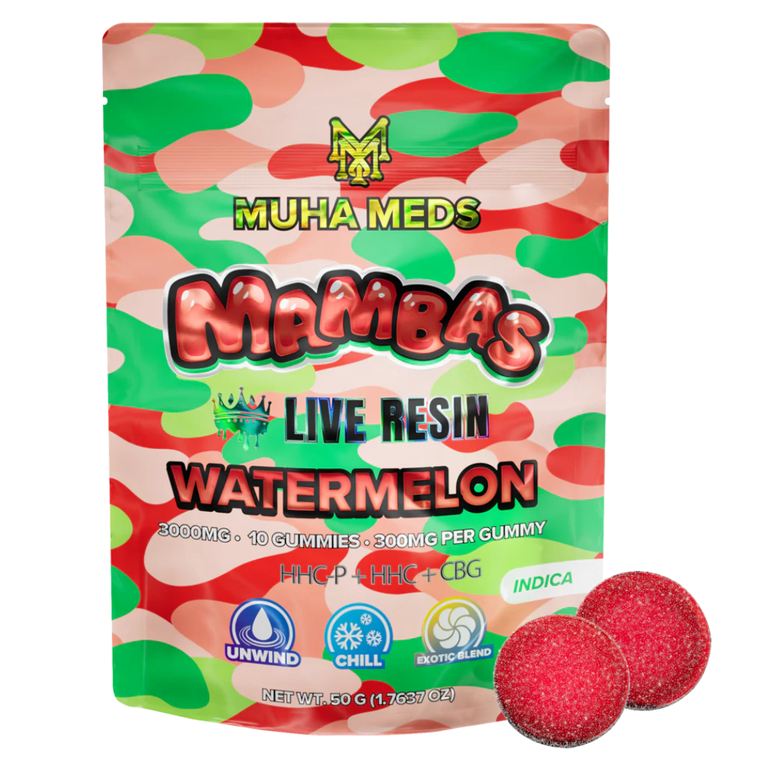 Muha Meds Mambas Live Resin Gummies 3000MG - Image 4