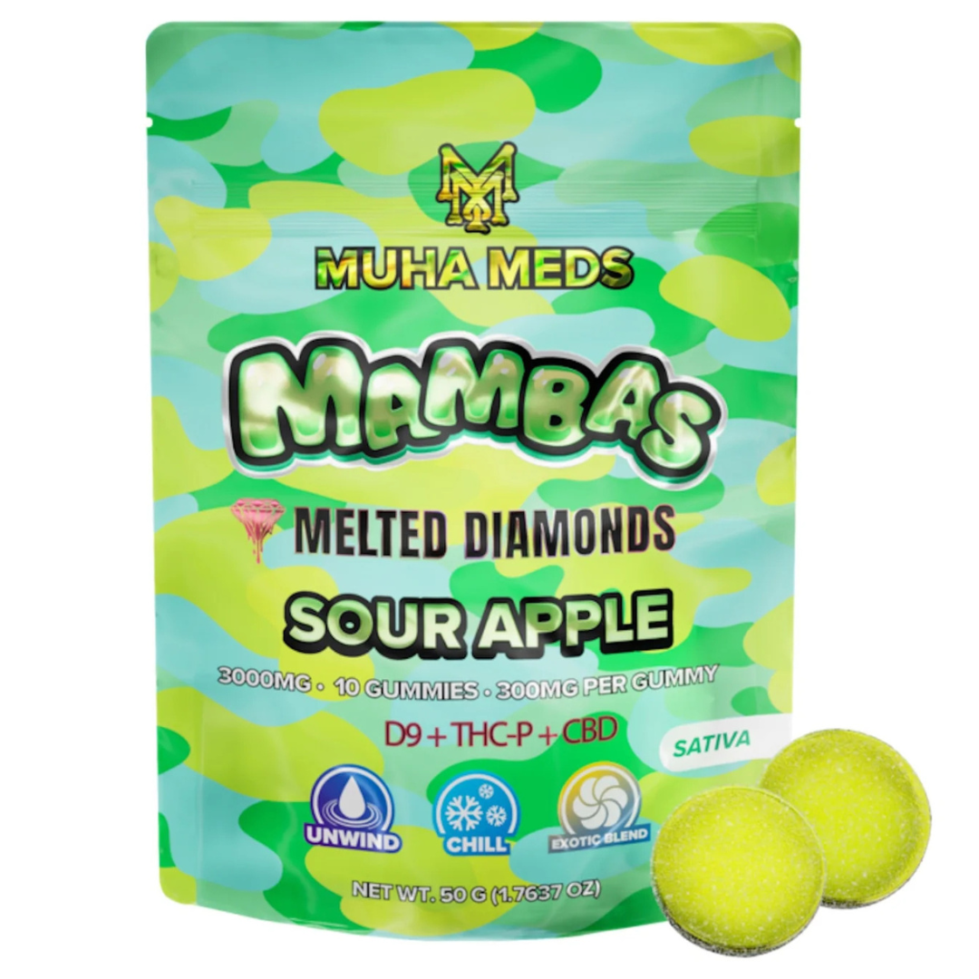 Muha Meds Mambas Melted Diamonds Gummies 3000MG - Image 5