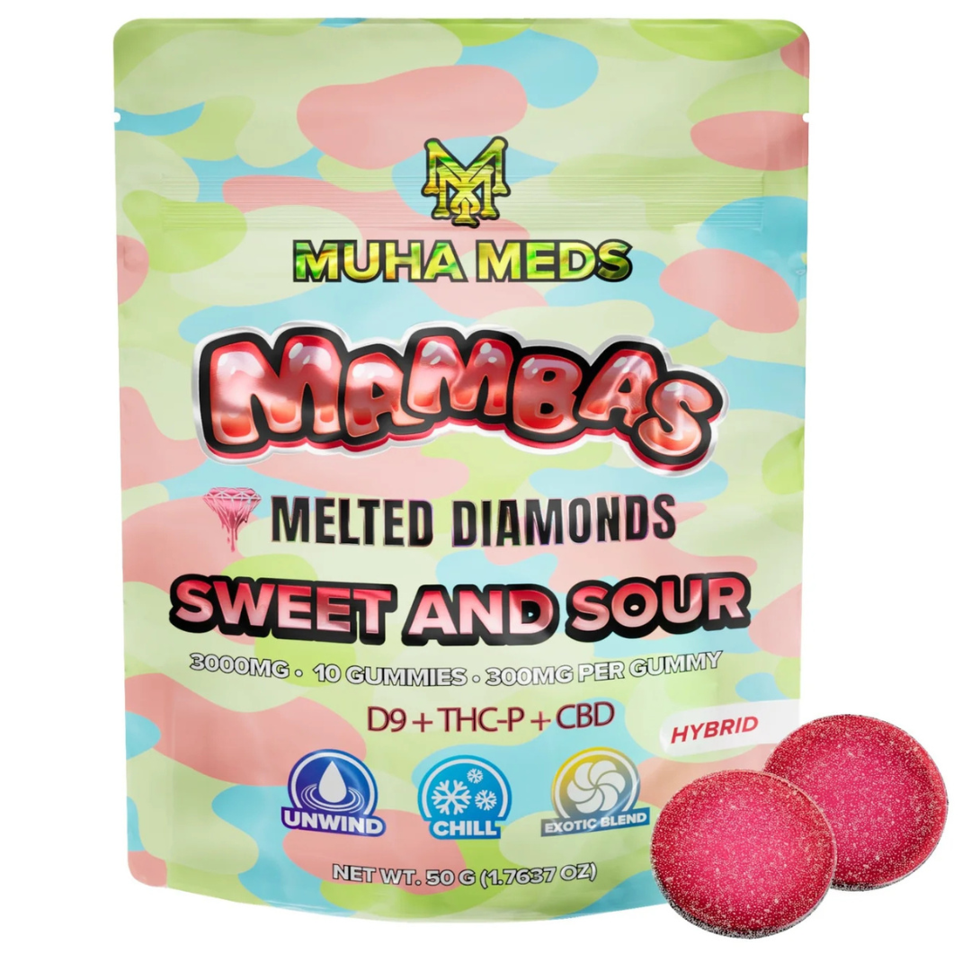 Muha Meds Mambas Melted Diamonds Gummies 3000MG - Image 3