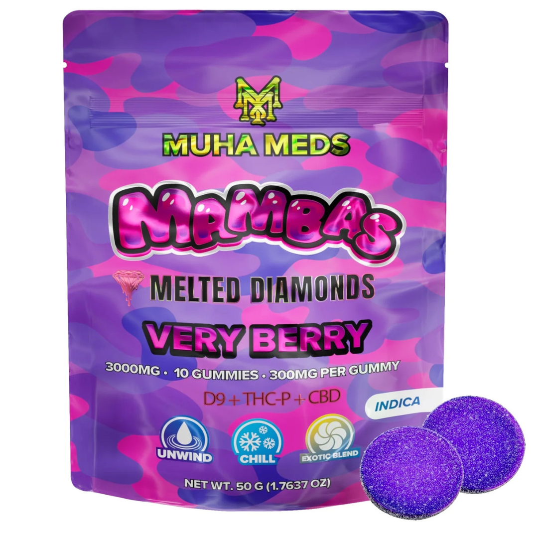 Muha Meds Mambas Melted Diamonds Gummies 3000MG - Image 4