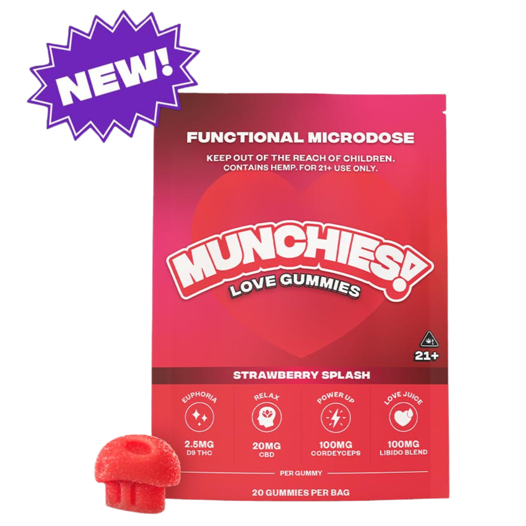 Munchies Functional Microdose Gummies Love Blend