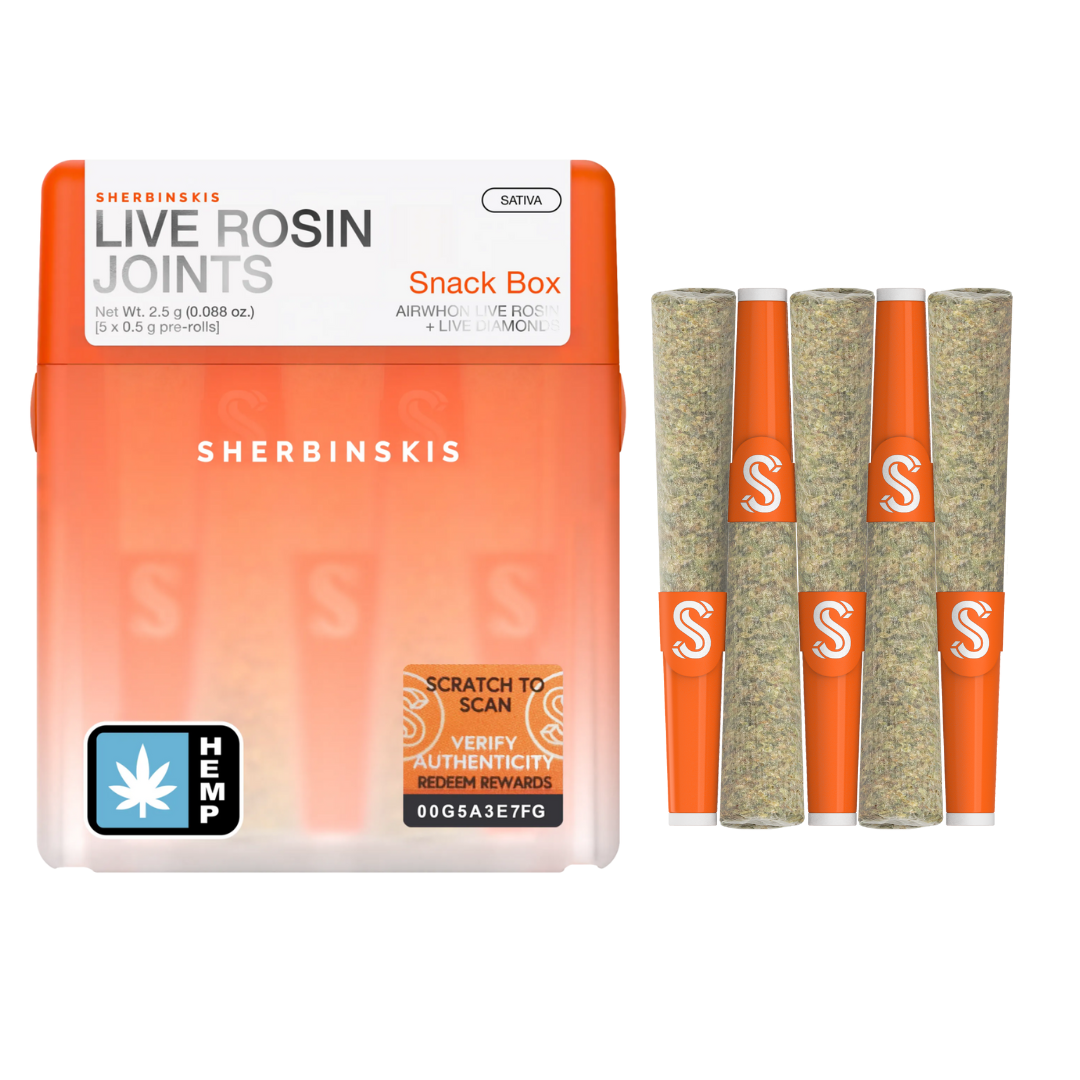 Sherbinskis Live Rosin Pre-Rolls 2.5G | 5ct - Image 4