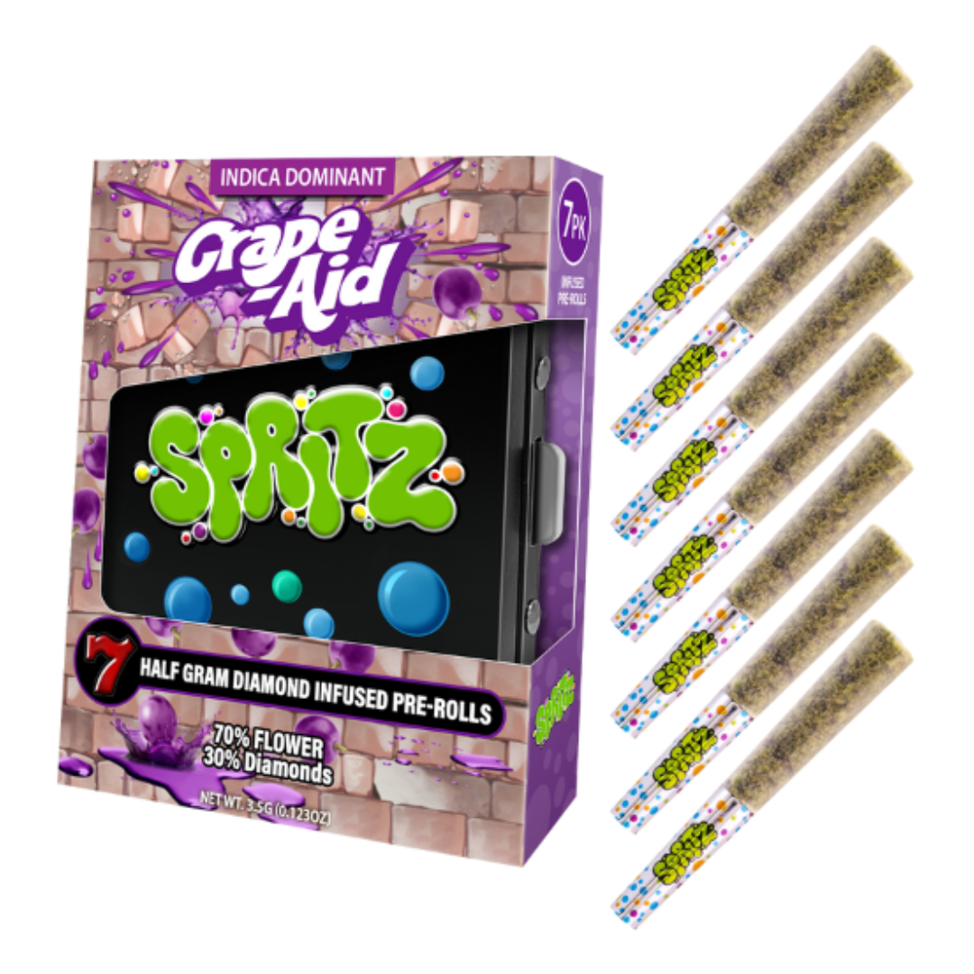 Spritz Juiced THC-A Pre Rolls 3.5G - Image 5