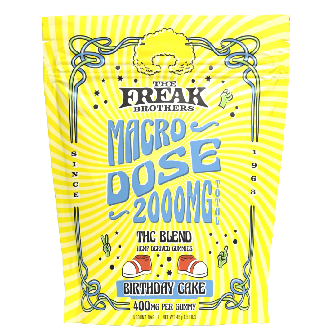 The Freak Brothers Macro Dose Gummies 2000MG