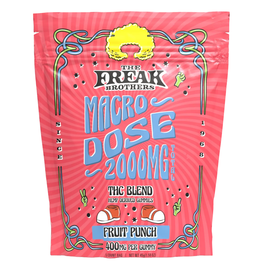 The Freak Brothers Macro Dose Gummies 2000MG - Image 2