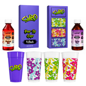 Claro THC Syrup 400MG + Cup Set Bundle