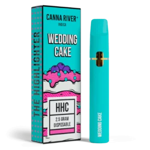 canna river hhc highlighter 2.5g disposable wedding cake