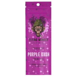 flying monkey hhc pre roll 2g 2pk purple kush