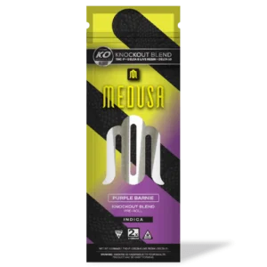 medusa knockout blend preroll 2g purple barnie