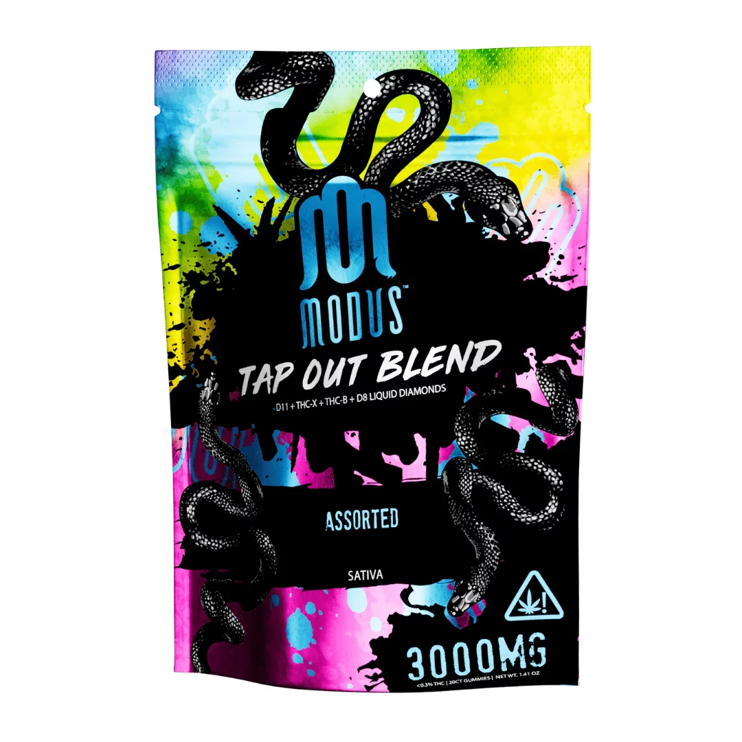 Buy Modus Tap Out Blend Gummies 3000mg THC
