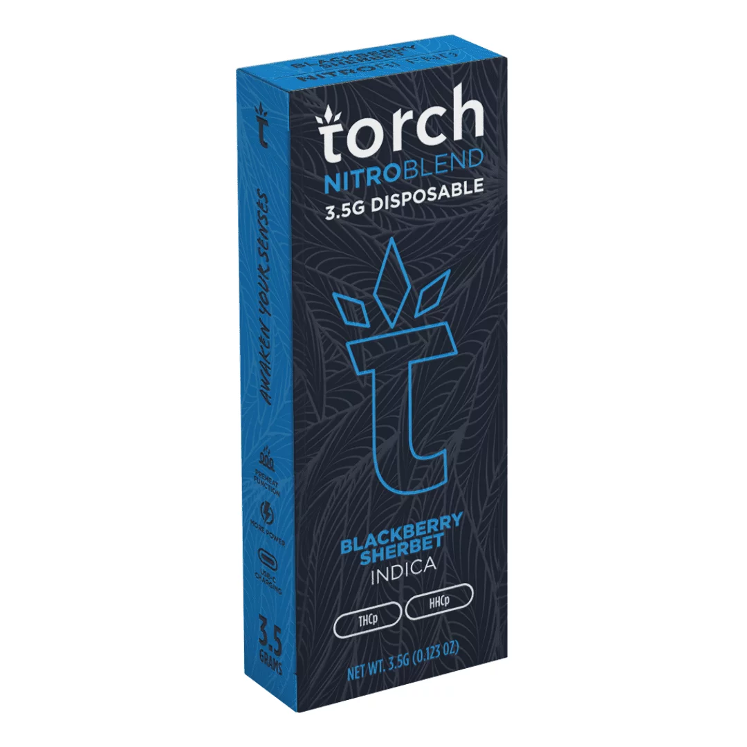 torch nitro blend disposable 3.5g blackberry sherbet