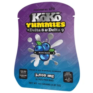 urb koko yummies 3000mg blue razz