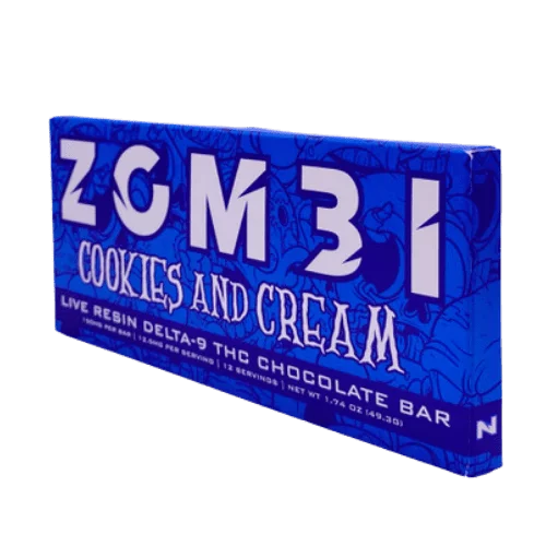 zombi delta 9 chocolate bar cookies and cream