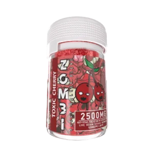 zombi sleep walker blend gummies 2500mg toxic cherry 2