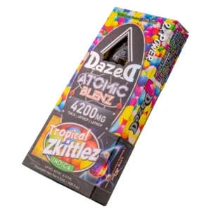 dazed8 atomic blenz thc a disposable 4.2g tropical zkittlez