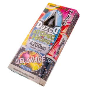 dazed8 atomic h blenz hhc p disposable 4.2g gelonade