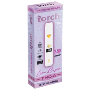 torch live rosin thc-a disposable 2.5g
