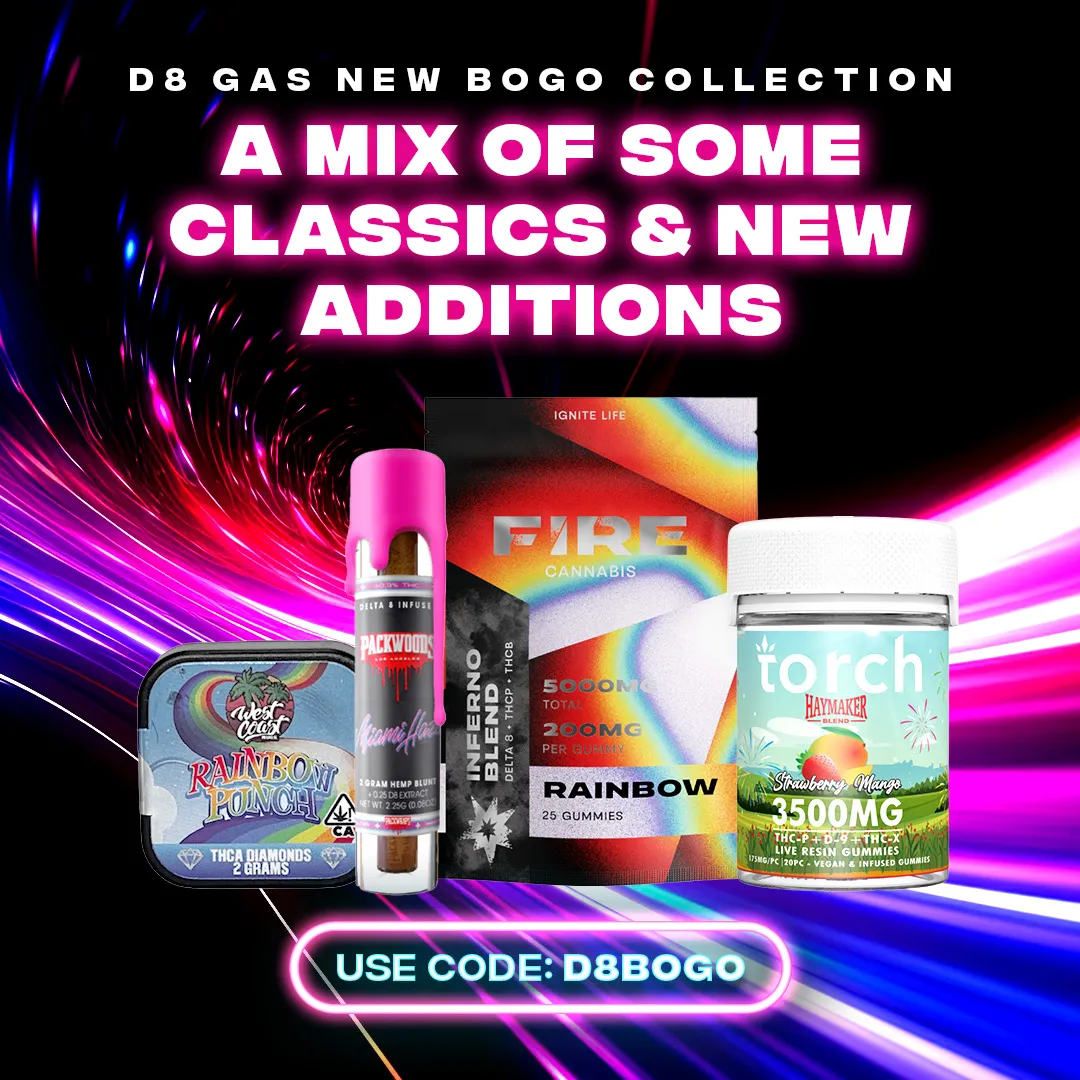 Use Code "D8BOGO" To Get 2 Items For The Price of 1